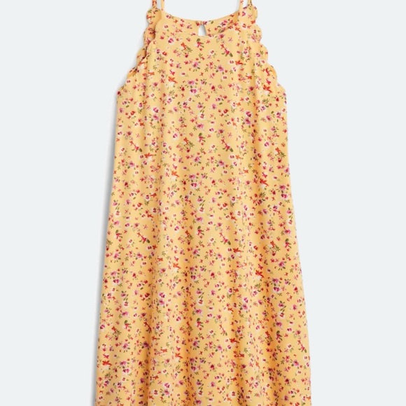 The General Good Dresses & Skirts - Floral Yellow Midi Dress
